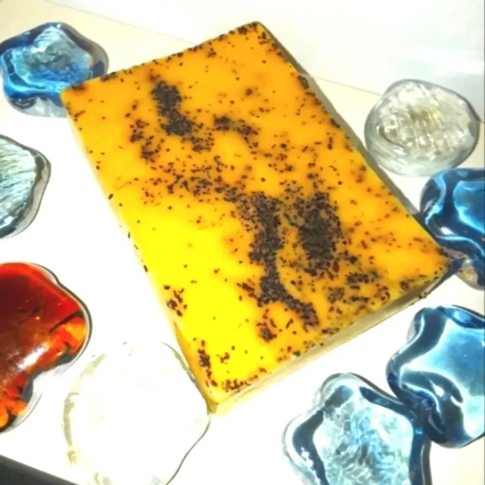 𝅺hand CRAFTED𝅺 ORANGE TEA Soap bar